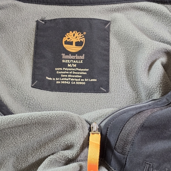 Timberland Zip-Up Mock-Neck Sweatshirt - Picture 6 of 7
